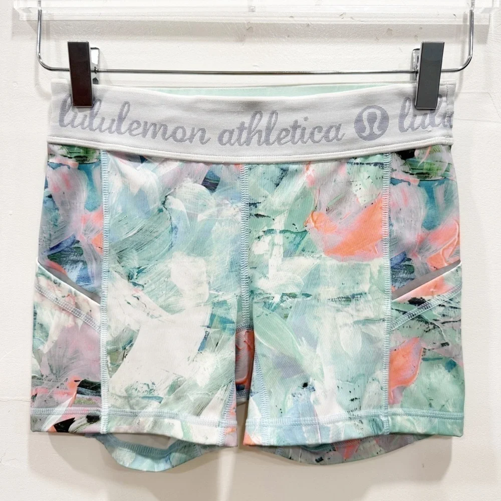 Lululemon What The Sport Shorts Full On Luxtreme Size 4